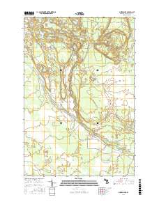 Sunken Lake 2017 topographic map thumbnail