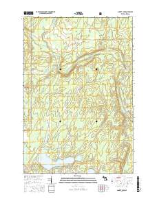 Sunset Lake 2017 topographic map thumbnail