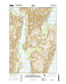 Suttons Bay 2017 topographic map thumbnail