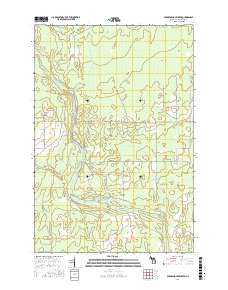 Swimming Hole Creek 2017 topographic map thumbnail