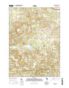 Thornville 2017 topographic map thumbnail
