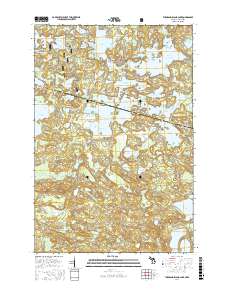 Thousand Island Lake 2017 topographic map thumbnail