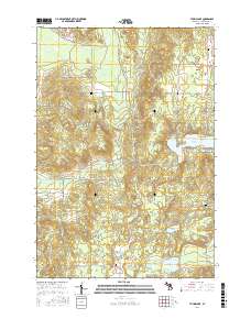 Thumb Lake 2017 topographic map thumbnail