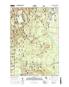 Thunder Lake 2017 topographic map thumbnail