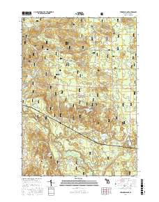 Townsend Lake 2017 topographic map thumbnail