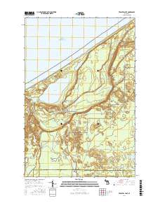 Trappers Lake 2017 topographic map thumbnail