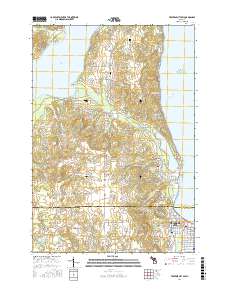 Traverse City SW 2017 topographic map thumbnail
