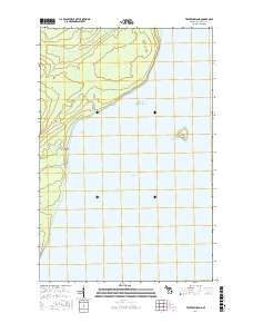 Traverse Island 2017 topographic map thumbnail