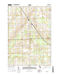 Ubly 2017 topographic map thumbnail
