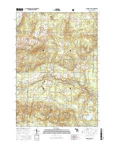 Wakeley Lake 2017 topographic map thumbnail