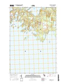 Whitney Bay 2017 topographic map thumbnail