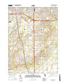 Ypsilanti West 2017 topographic map thumbnail