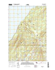 Ahmeek 2017 topographic map thumbnail