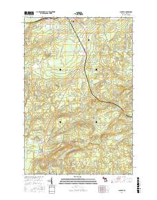 Alberta 2017 topographic map thumbnail