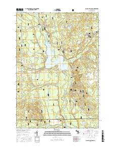 Alcona Dam Pond 2017 topographic map thumbnail