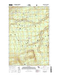 Aldridge Creek 2017 topographic map thumbnail
