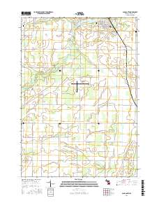 Alma South 2017 topographic map thumbnail