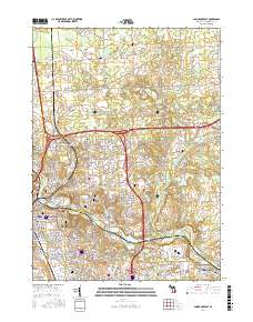 Ann Arbor East 2017 topographic map thumbnail
