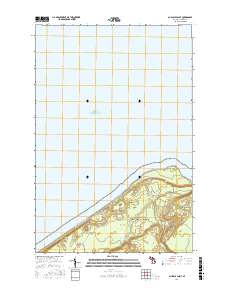 Au Sable Point 2017 topographic map thumbnail