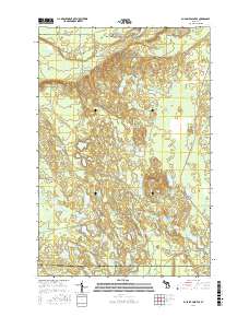 Au Sable Point SE 2017 topographic map thumbnail