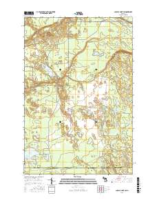 Au Sable Point SW 2017 topographic map thumbnail