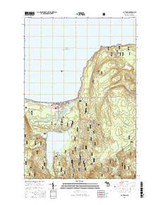 Au Train 2017 topographic map thumbnail