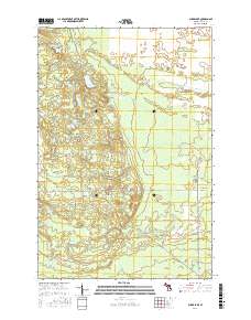 Auger Lake 2017 topographic map thumbnail