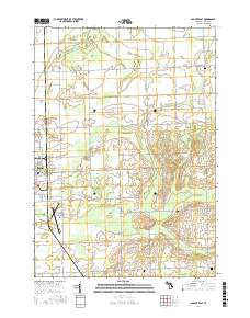 Bad Axe East 2017 topographic map thumbnail