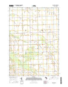 Bad Axe SE 2017 topographic map thumbnail