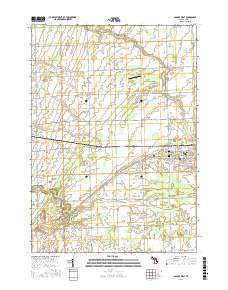 Bad Axe West 2017 topographic map thumbnail