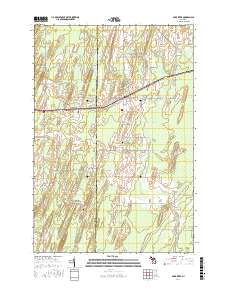 Bark River 2017 topographic map thumbnail