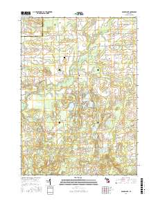 Barnes Lake 2017 topographic map thumbnail