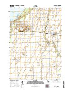 Bay Port East 2017 topographic map thumbnail