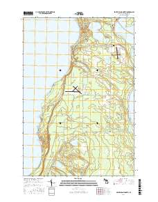 Beaver Island North 2017 topographic map thumbnail