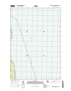 Beaver Island North OE E 2017 topographic map thumbnail