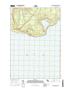 Beaver Island South 2017 topographic map thumbnail