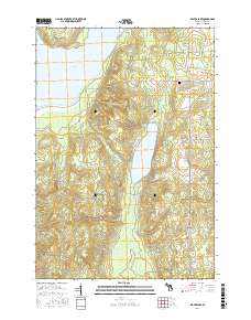 Beaver Lake 2017 topographic map thumbnail