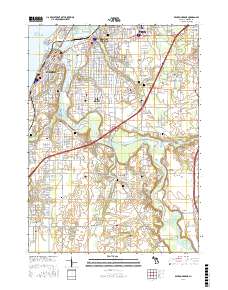 Benton Harbor 2017 topographic map thumbnail