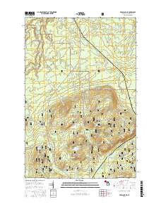 Bergland NE 2017 topographic map thumbnail