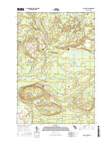 Betsy Lake SW 2017 topographic map thumbnail