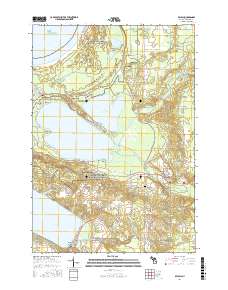 Beulah 2017 topographic map thumbnail
