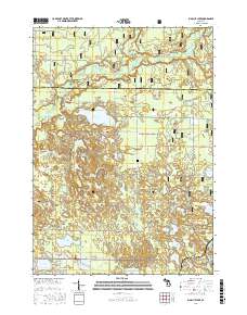 Big Blue Lake 2017 topographic map thumbnail