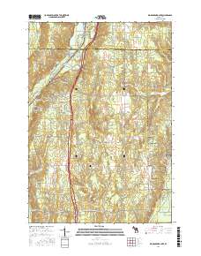Big Bradford Lake 2017 topographic map thumbnail