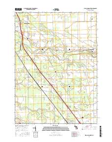Birch Run North 2017 topographic map thumbnail