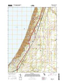 Bridgman 2017 topographic map thumbnail