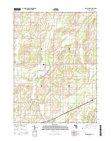 Bronson North 2017 topographic map thumbnail