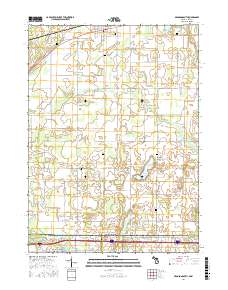 Bronson South 2017 topographic map thumbnail