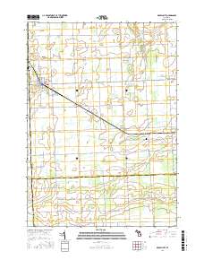 Brown City 2017 topographic map thumbnail
