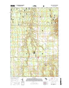 Bruce Crossing 2017 topographic map thumbnail
