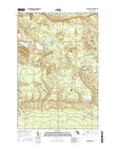 Buckeye Lake 2017 topographic map thumbnail